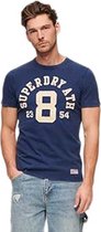 Superdry Vintage Athletic Korte Mouwen Ronde Hals T-shirt Blauw L Man