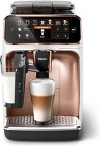 Philips EP5443/70, Espressomachine, 1,8 l, Koffiebonen, Gemalen koffie, Ingebouwde molen, 1500 W, Roségoud, Wit