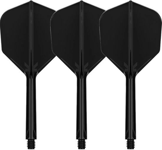 Target K-Flex Black NO6 - Dart Flights - Intermediate