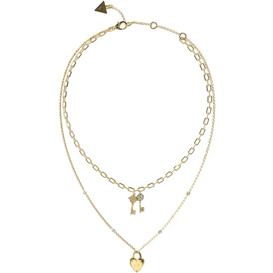 GUESS All You Need Is Love Collier pour Femme Acier - Doré