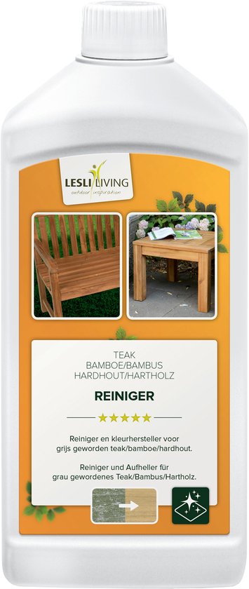 Teak en hardhout reinigingsset