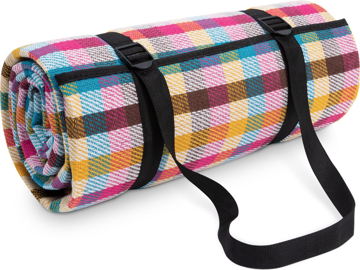 Paco Home Picknickdeken Campingdeken XXL Strand Picknickdeken Waterdicht Met Draaggreep