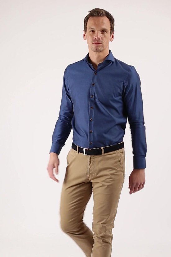Suitable Chino broek Plato Beige - Maat 52 - Heren - Mannen broeken