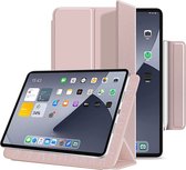 Mobiq - Étui folio magnétique adapté à iPad Air 11 pouces (2024) - rose