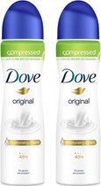 Dove Deo Spray Original Compressed 2 x 75 ml