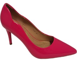 SUPERMODE-PUMPS-LAKLEER-FUCHSIA-HAK 7CM-SIZE 39