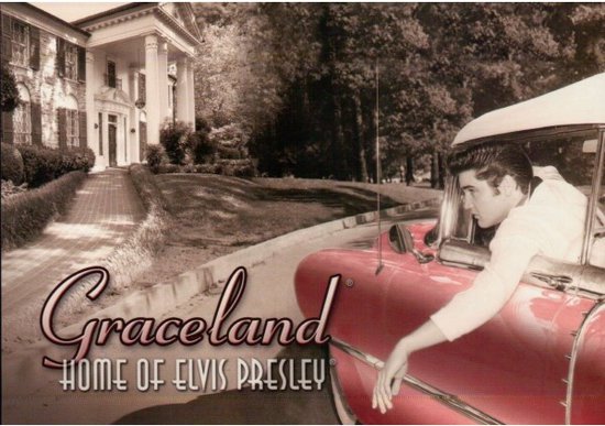 Plaque murale Musique Artists Legends - Graceland - Home d'Elvis Presley