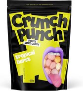 Crunch Punch Freeze Dried Candy Tropical Burst - 200 gram - Snoep - TikTok - Crunch - Tropisch