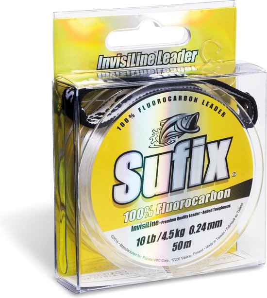 Sufix Invisiline Clear Socket Fluorocarbon - 50m Clear 0.19mm van Sufix — afbeelding 2