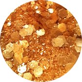 SI SI LA PAILLETTE - Biologisch afbreekbare glitter goud Woestijn koningin - Si si la paillette