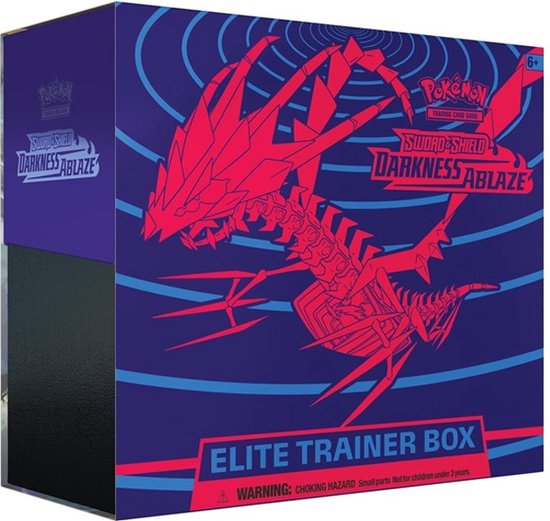 Foto: Pok mon sword shield darkness ablaze elite trainer box pok mon kaarten