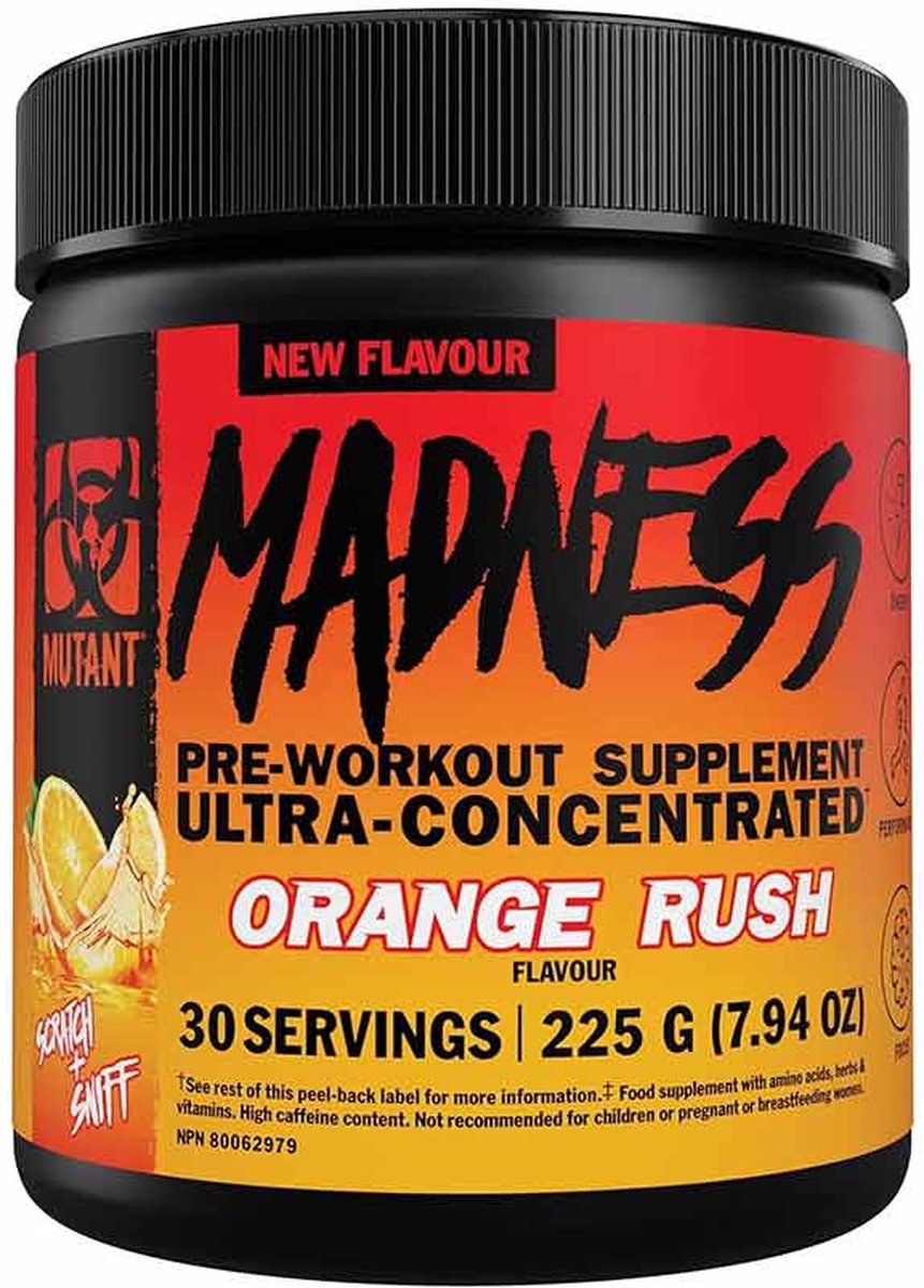 Goedkoopste Mutant Madness 30servings Orange