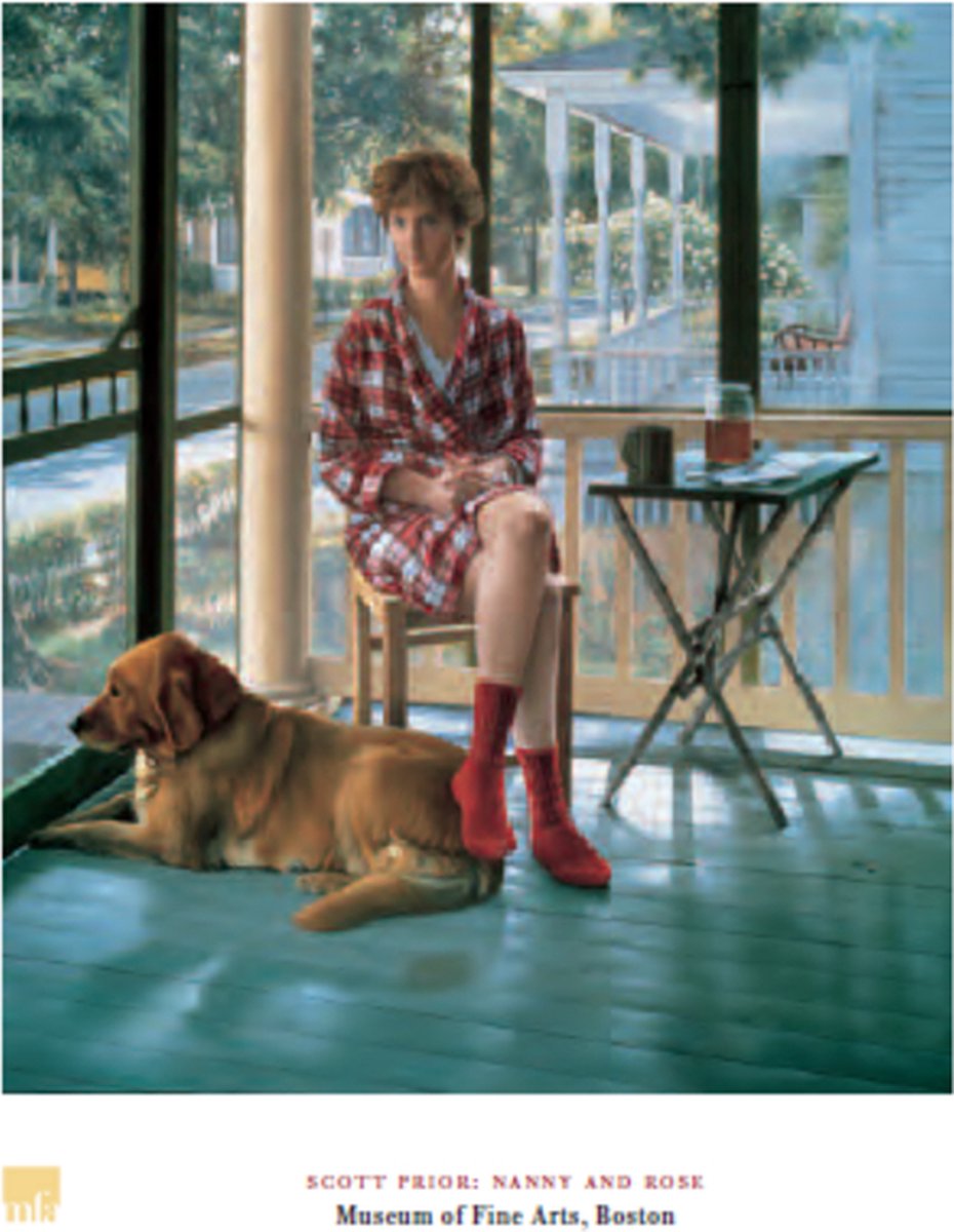 Catch Projecten Scott Prior - Nanny and Rose - Kunstposter - Boston Museum of Fine Arts - 60x80 cm Multicolor