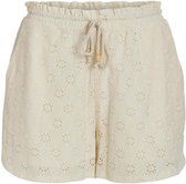 Vila Broek Visumia Hw Shorts/r 14097201 Eggnog Dames Maat - S