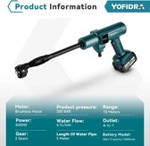 Yofidra 200bar - Borstelloze Elektrische Waterpistool - 6-In-1Hand - hogedrukreiniger