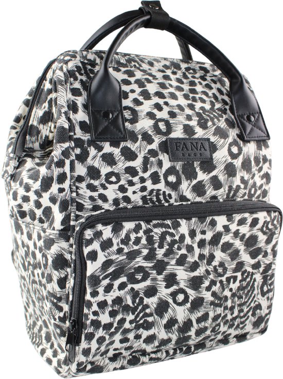 Fana Bags Luiertas Rugzak Panter - Verschoningsmatje - Flessenwarmhouder - Kinderwagenhaken - Verzorgingstas - Ruime Luier Tas van Fana Bags — afbeelding 2