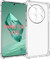OnePlus 12 Hoesje - MobyDefend Transparante Shockproof TPU Gelcase - Verstevigde Hoeken - Volledig Doorzichtig - GSM Hoesje - Telefoonhoesje Geschikt Voor OnePlus 12