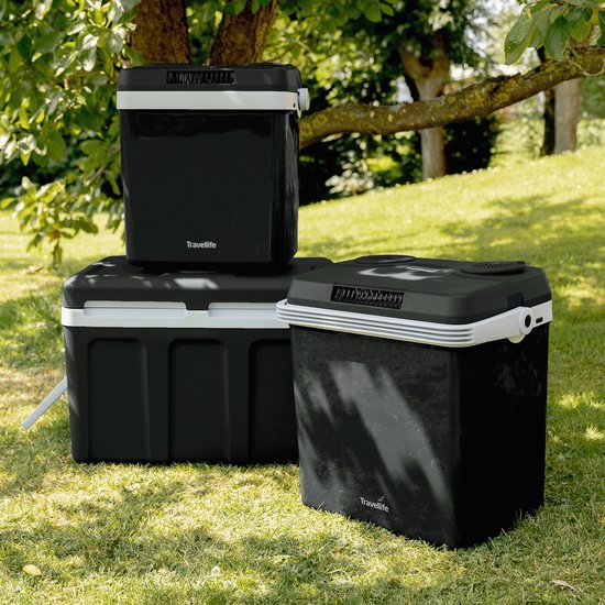 Travellife TL32 Thermo-Elektrische Koelbox Antraciet - 25L - AC/DC - 12V/230V - Geschikt voor 1,5 L flessen van Travellife — afbeelding 4