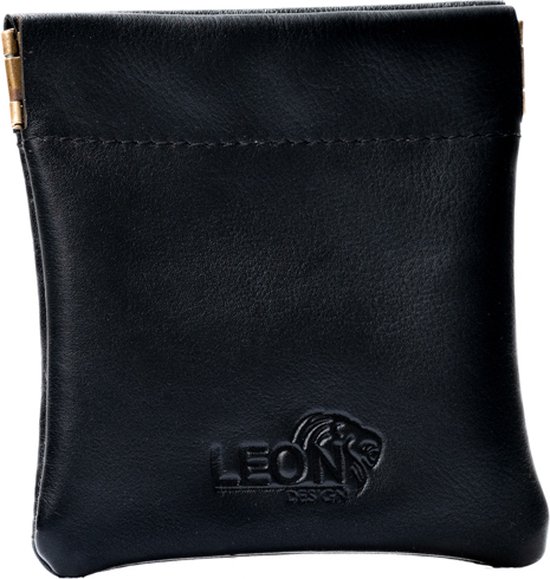 Le Foulonné Kleine portemonnee Zwart - Leder | BE Le Foulonné Kleine portemonnee Zwart - Leder | BE