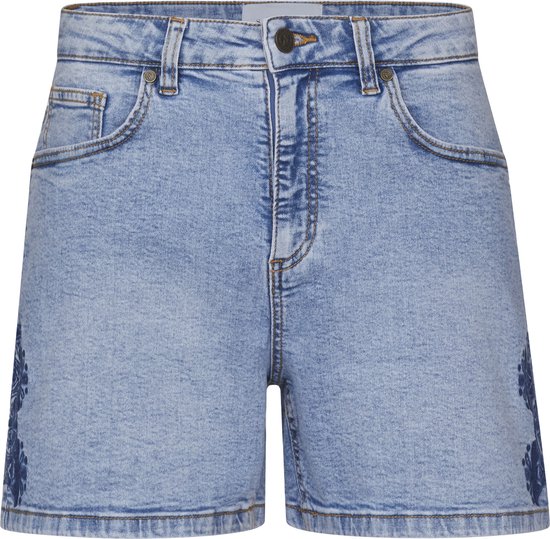 SISTERS POINT Olia-sho1 Dames Short - L. blue wash - Maat XS