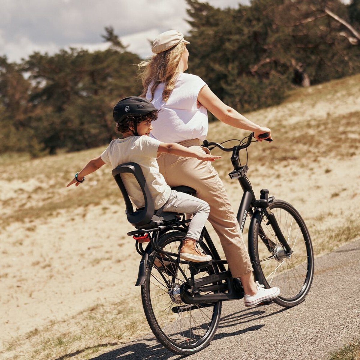 Urban Iki Junior Fietszitje Bincho Black thumbnail 6
