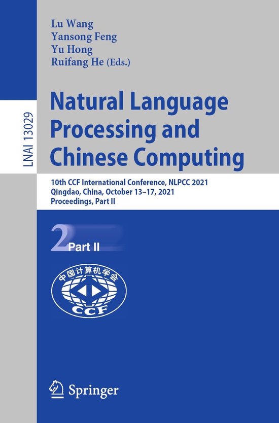 Computer Science (R0) 2 - Natural Language Processing and Chinese Computing