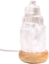Yogi & Yogini naturals Mini Mood seleniet lampje wit USB (±10 cm)