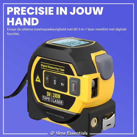 Laser/r Meetlint 50M/70M/100M/120M Afstandsmeter Digitale Liniaal Testgereedschap(SK-50