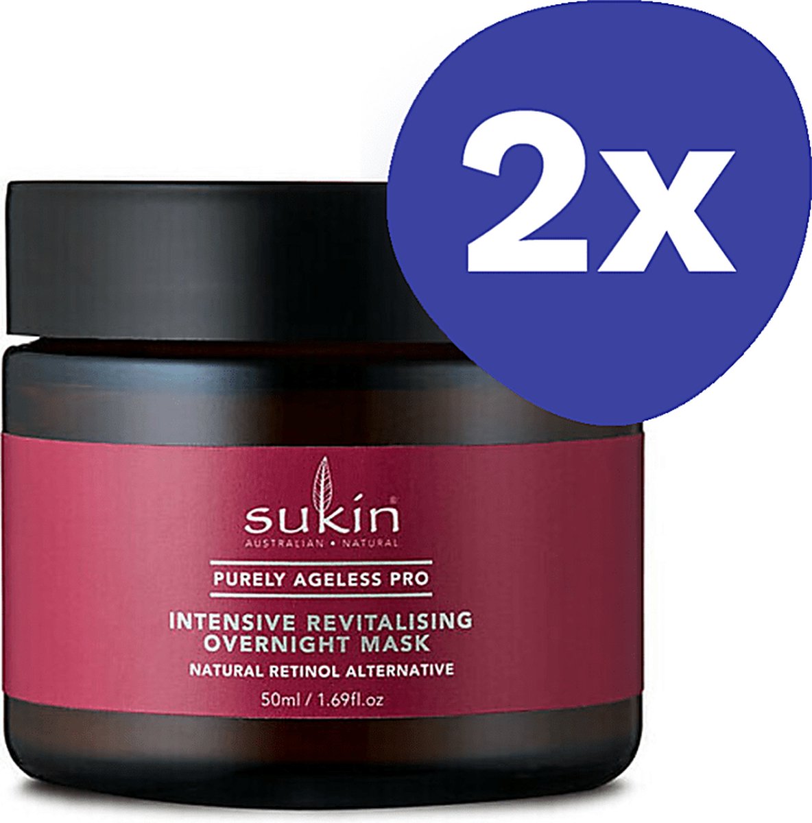 Goedkoopste Sukin Purely Ageless Pro Rejuvenating Gezichtsmasker (2x 50ml