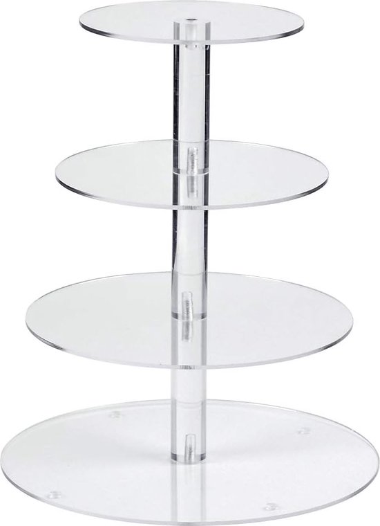 PRÉSENTOIR EN ACRYLIQUE à 3 Niveaux Pour Cupcakes Et Desserts, Pour EUR 29,74 - FR