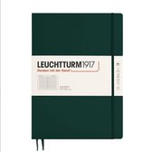 Leuchtturm notitieboek forest green lined master slim hardcover a4+ 225x315mm