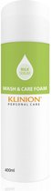 Klinion personal care wash en care foam 400 ml Klinion - Wit - Schuim - Voor het verwijderen van ontlasting of hardnekkig vuil - pH-waarde: 5.5