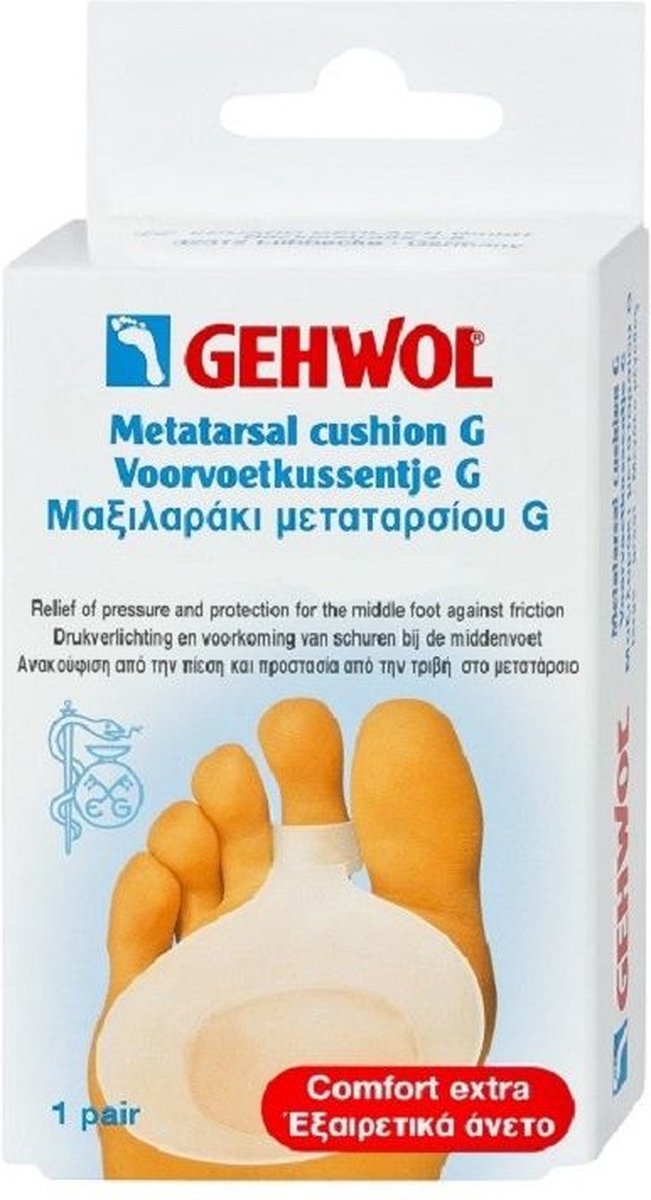 Gehwol Voorvoetkussentje G Groot Gehwol - Siliconen - Anti-druk - klein of groot