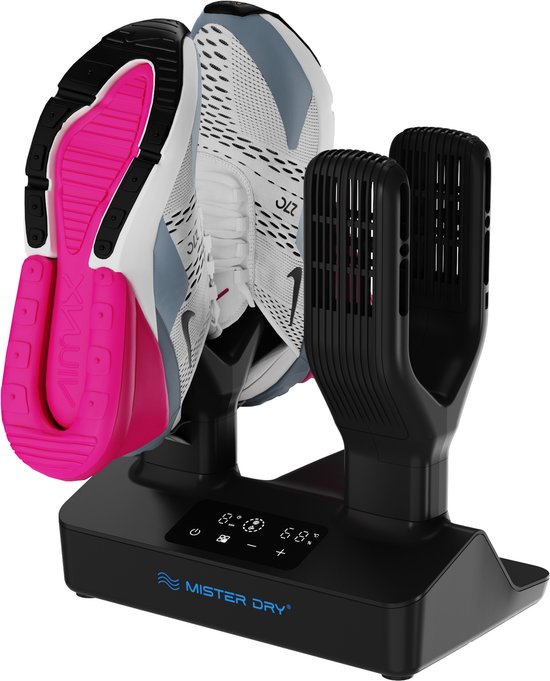 Mister Dry® Schoenendroger Zwart - 2 Paar - Schoendroger - Electrische Schoenendroger - Schoenverfrisser - Schoen droger - Schoenverwarmer - Ozone - Schoendrogers - Geurvreter voor schoenen - Droog en fris