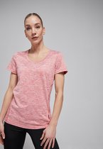 Redmax Sportshirt Dames - Sportkleding - Geschikt voor Fitness en Yoga - Dry Cool - Korte Mouw - Roze - L