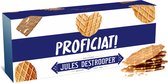 Jules Destrooper Natuurboterwafels - "Proficiat! / Félicitations!" - 2 dozen met Belgische koekjes - 100g x 2