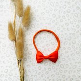 Haarband | Oranje strik | Koningsdag | Kind | Baby | Kraamcadeau