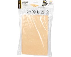 Powerplus Stofopvangzak POWX326A – Nat-/droogzuiger en tapijtreiniger – 480 mm x 240 mm – 3 stuks – Geschikt voor POWX326