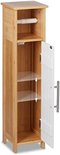 Beam eiken kolomkast 160cm 2 push-to-open deuren hangend 160cm hoog