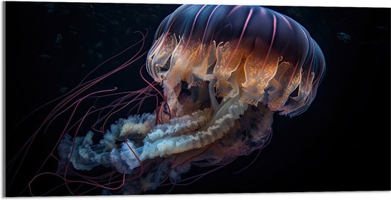 Acrylglas - Kwal - Oceaan - Zee - Onderwaterleven - 100x50 cm Foto op Acrylglas (Wanddecoratie op Acrylaat)