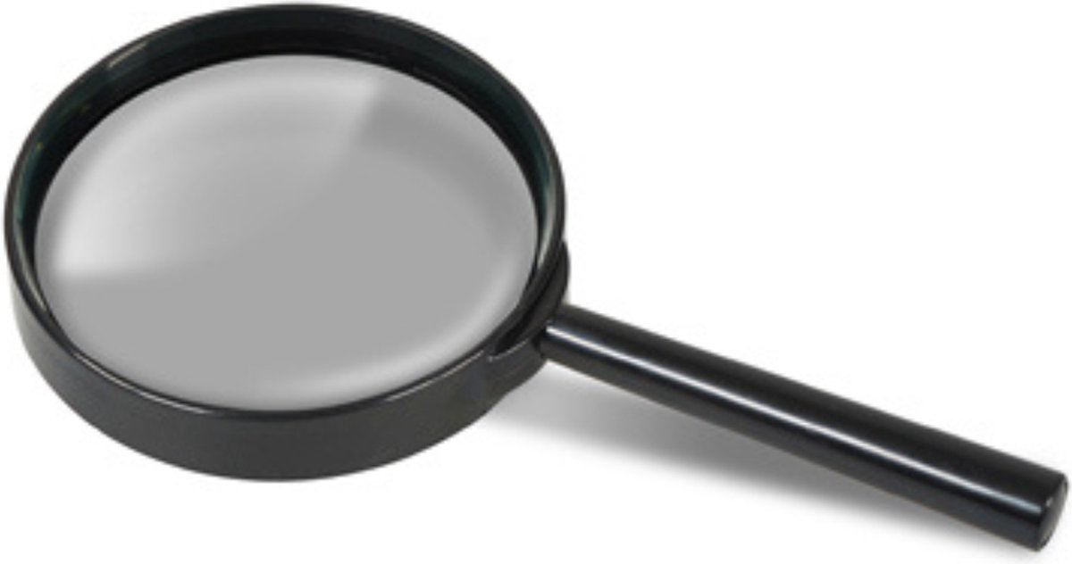 Eagle Vergrootglas Loep - 90mm met 5x vergroting - Zwart - Insectenloep