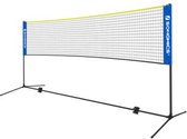 Rootz Badmintonnet - Volleybalnet - Tennisnet - Blauw - Geel - Metaal - Kunststof - Draagtas - Verstelbaar - 500 x 103 x 155 cm