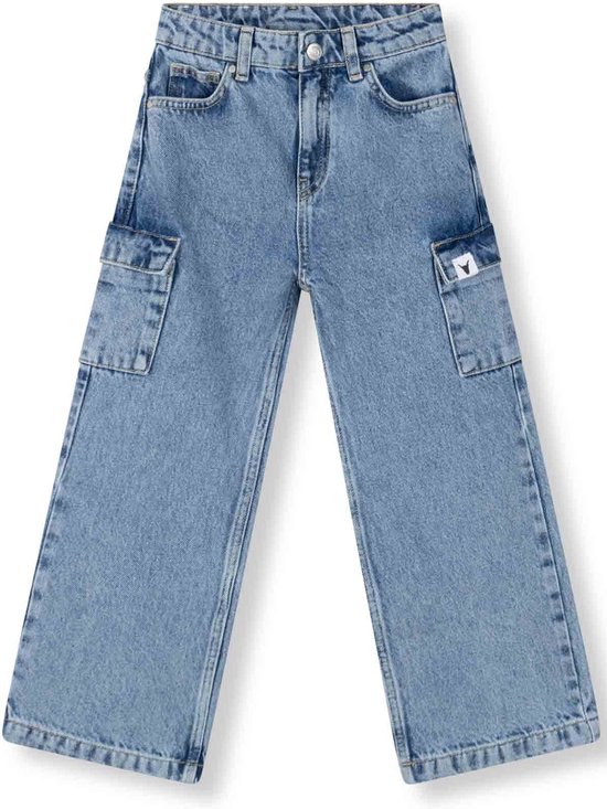Alix the Label - Jeans cargo - Denim Blue - Maat 158-164