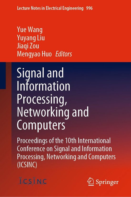 Springer Nature Proceedings Computer Science - Signal and In ... - cover