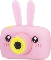 Springos Digitale Camera - Kindercamera - Kindvriendelijk - Konijn - Roze - 40MPX