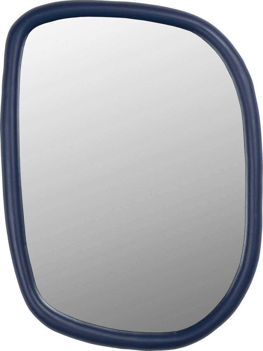Looks Spiegel/ Wandspiegel Organische vorm Navy/ Blauw M