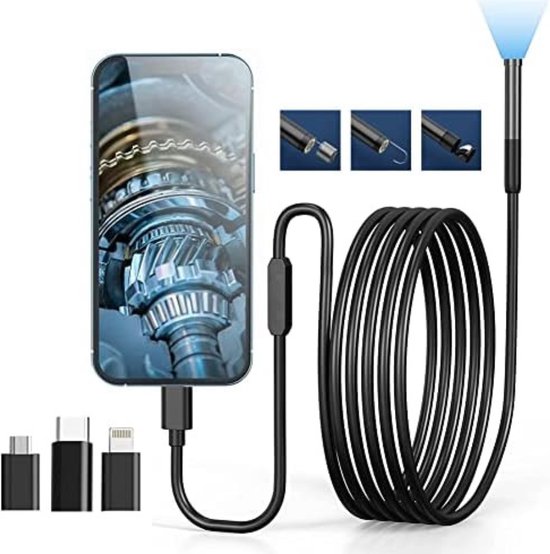 Industriële Endoscoop Pijp Inspectie Camera 4500mAh TFT Riool Endoscoop