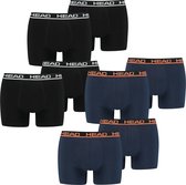 HEAD Heren Boxershorts Basic Boxer 8 Pack Veelkleurig