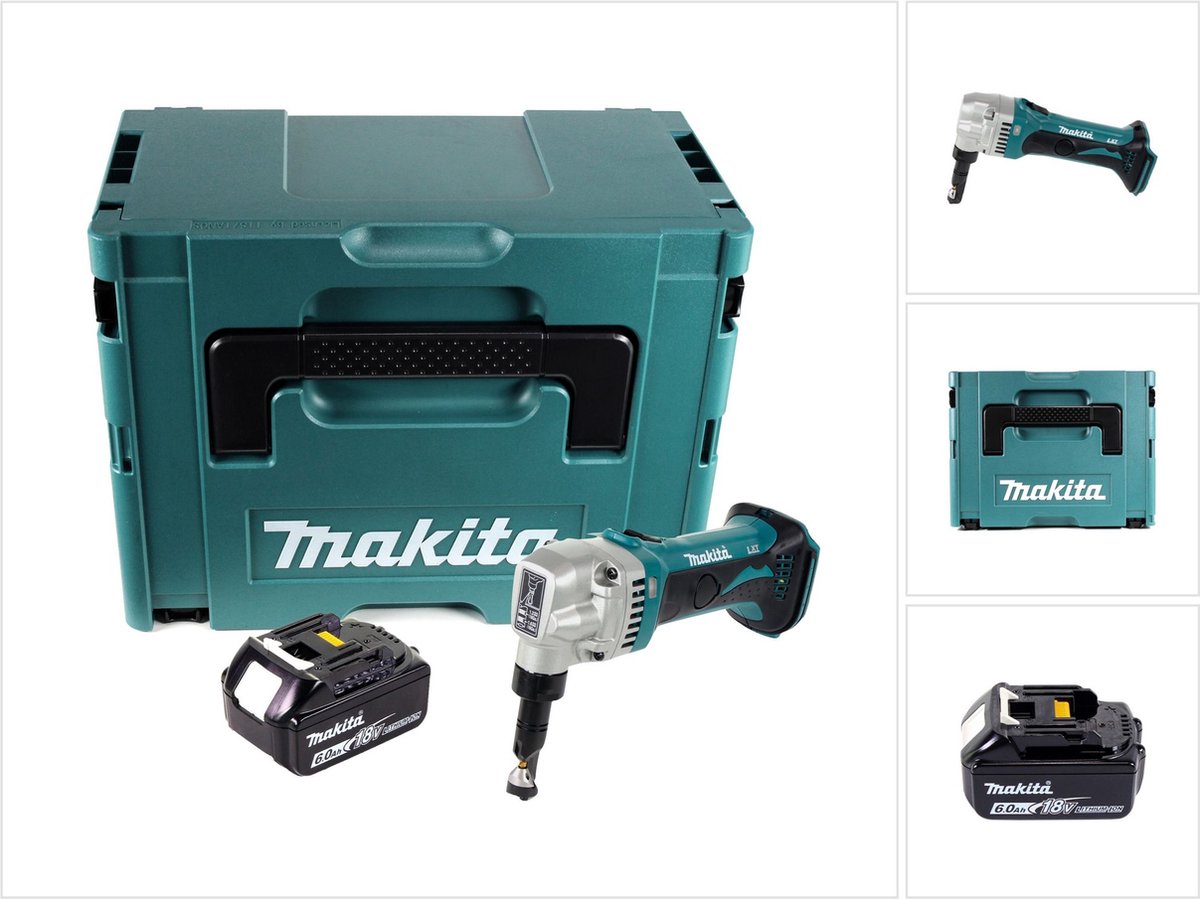 Makita DJN 161 G1J Accu knabbelschaar 18 V + 1x accu 6.0 Ah + Makpac - zonder lader