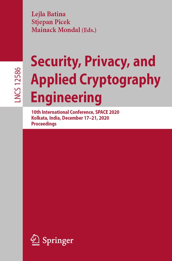 Security Privacy and Applied Cryptography Engineering - cover